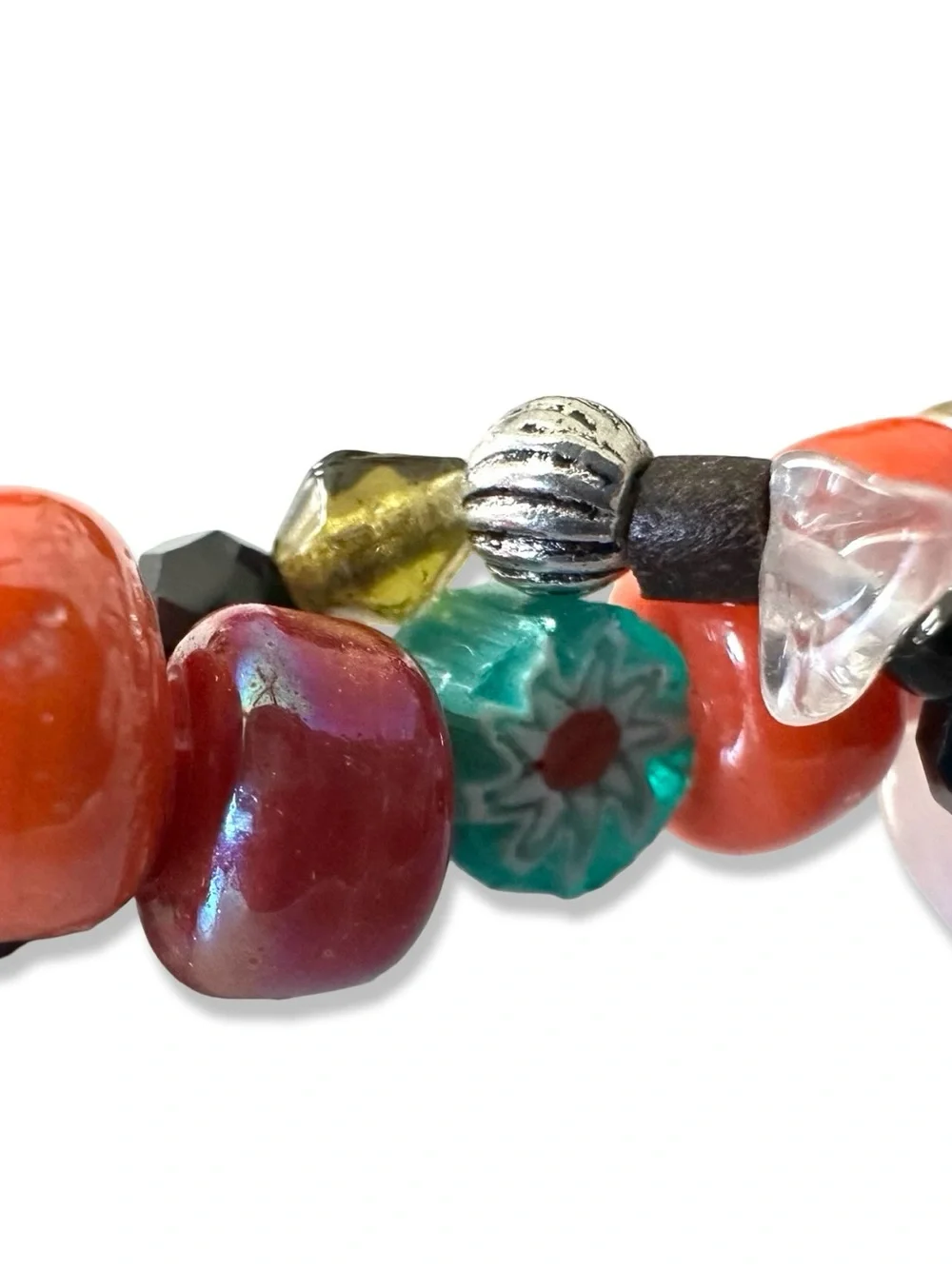 1 Pound Mixed Vintage Beads, NO ACRYLIC
